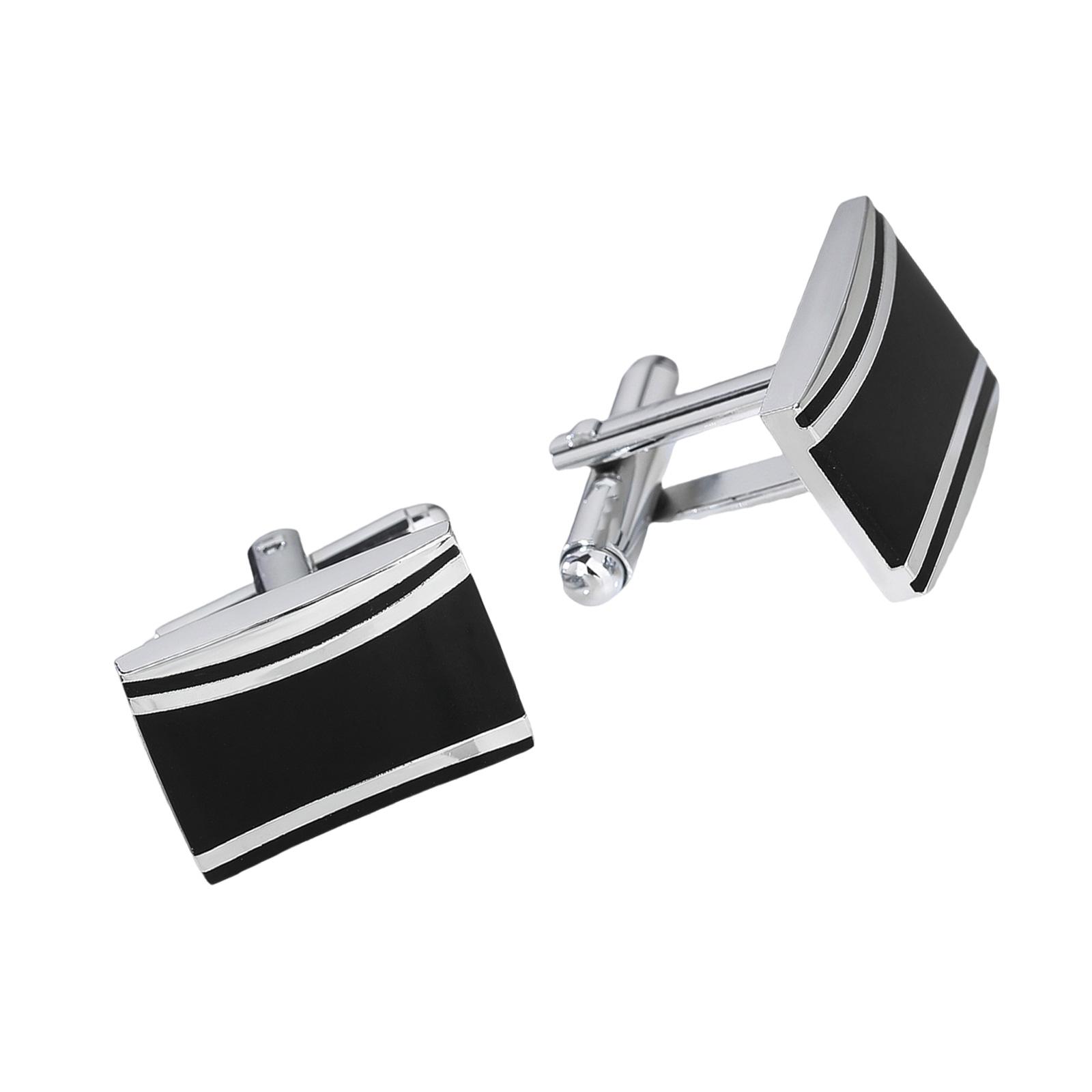 

Copper Cufflinks For Gentlemen Unique Grid Texture Design Secure Ergonomic Clasp Cuff Link Suitable For Office Parties