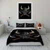 Horned Helmet, Skull, Axes. Bedding Sets Duvet Cover Sets Duvet Covers Pillowcases(1 * Duvet Cover 2 * Pillowcases Without Duvet Insert)