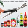 1/2Pcs Bottle Opener Stainless Steel Adjustable Grip Non-Slip Handle Easy Pull Jar Can Opener Kitchen Seniors Tool