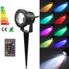 Dimmable 10W RGB LED Underwater Light with 24-Key Remote for Tanks & Fountains