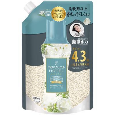 Lenor Happiness Aroma Jewel Hotel Scented White Tea 1810mL Use with Fabric Softener for Beads, Scent, Refill, [Large Capacity]. Long-lasting Results.