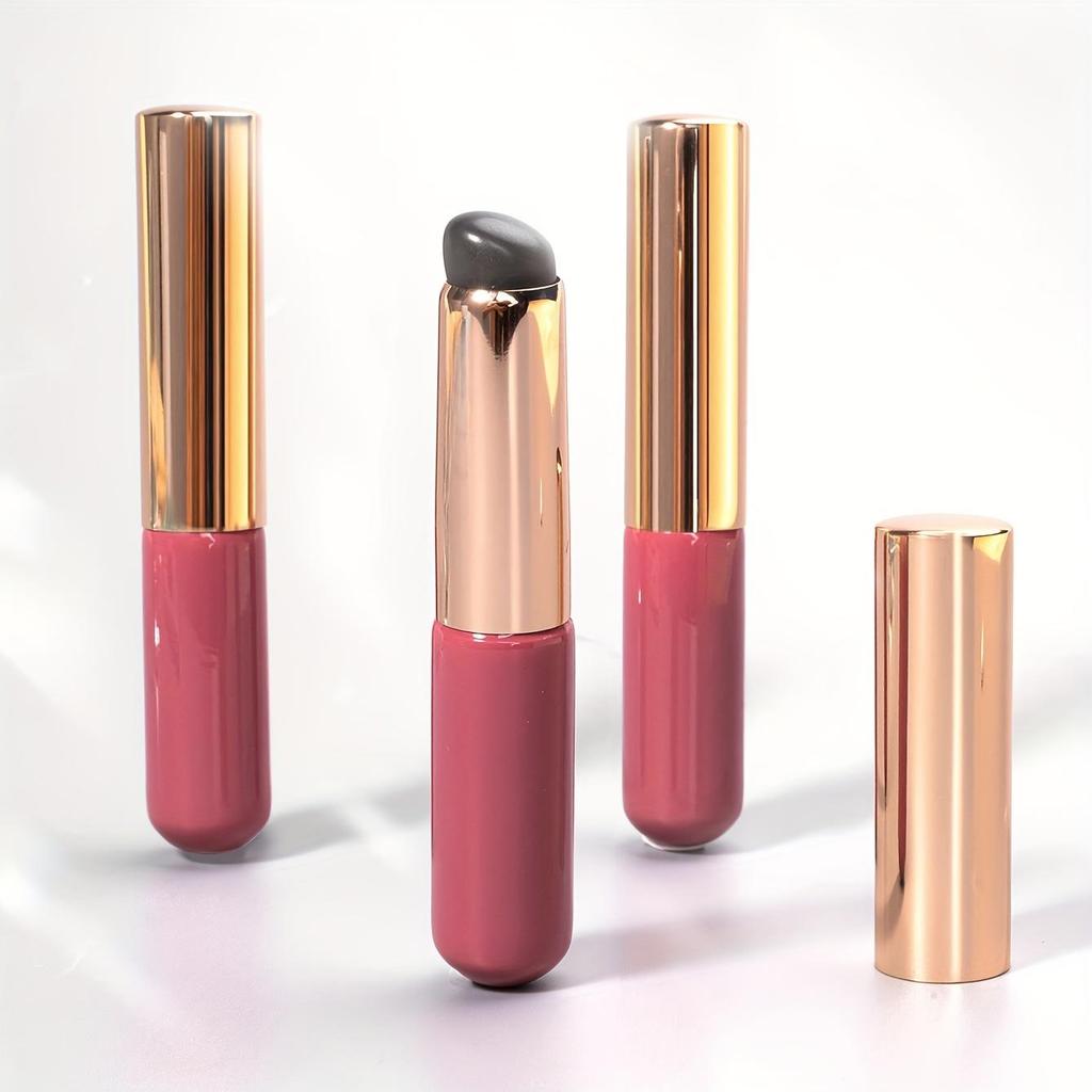 Professional Makeup Brush Silicone Lip Brush for Perfect Lipstick Application,Portable Lip Gloss and Concealer Blending Brush