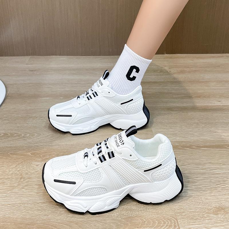 

2025 autumn and summer new dad shoes women s Korean version ins student versatile platform sports shoes casual shoes HB102 35
