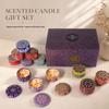 Drum-Shaped Tinplate Gift Set: Candy & Aromatherapy Candle
