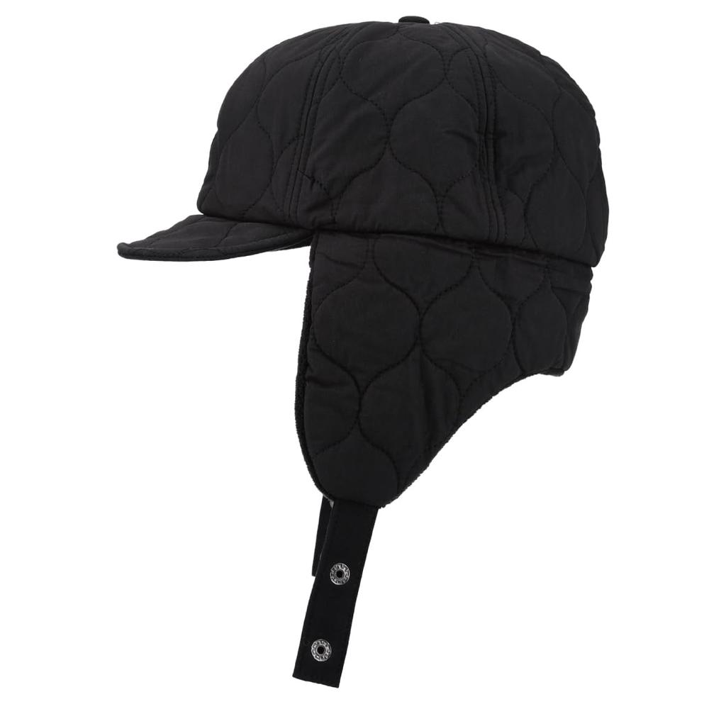 Basic Enchi Onion Quilting Short Flap Cap Hand Washable Outdoor Umpire Flap Cap A cap that can be fully washed for easy Quilted fleece lining with ear