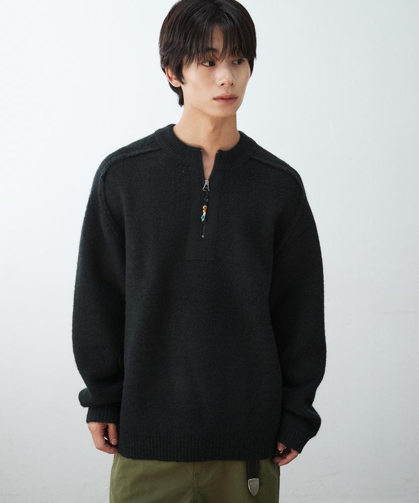 WMC Half-Zip Knit_Black