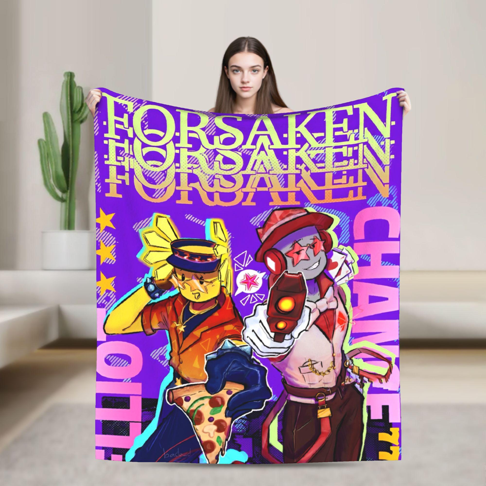 

Forsaken Games Blankets Fleece Spring Autumn Cartoon Breathable Ultra-Soft Throw Blankets for Home Car Plush Thin Quilt 150x180cm