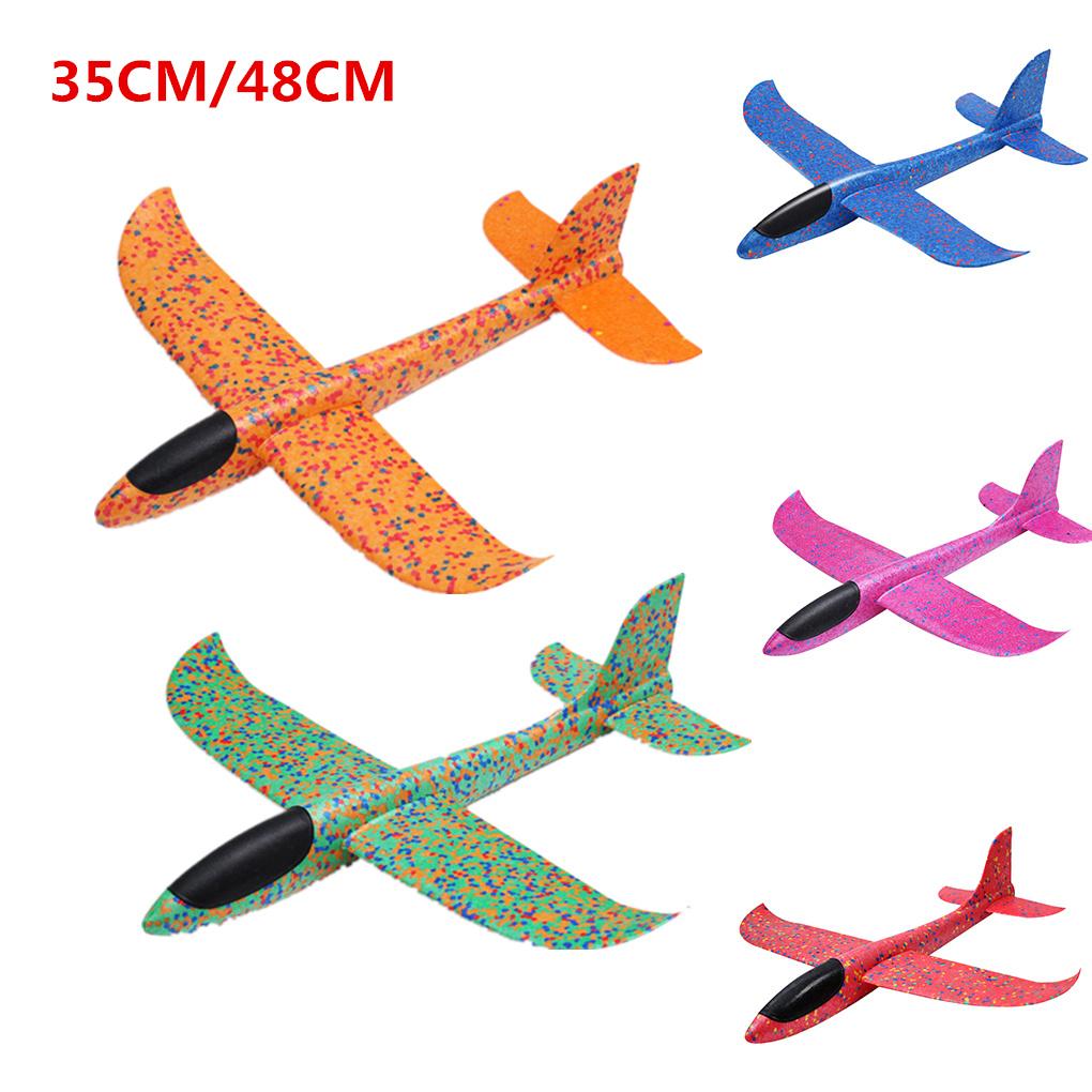 Children 35Cm Hand Throw Flying Glider Planes Toys Kids Foam Aeroplane Model Children Outdoor Fun Toys Hot Whells Toy Plane