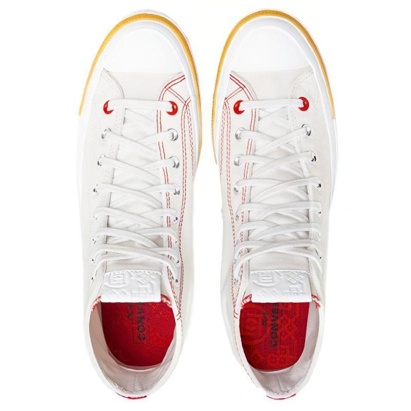 CLOT x Converse Chuck 70 Chuck Taylor Hi "White" Collaboration Retro High-Top Board Shoes Unisex White