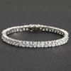 Cat Eye Oval Tennis Bracelet 6mm White Zircon Micro Pave Hip Hop Jewelry Mysterious Gaze Chain for Men Women