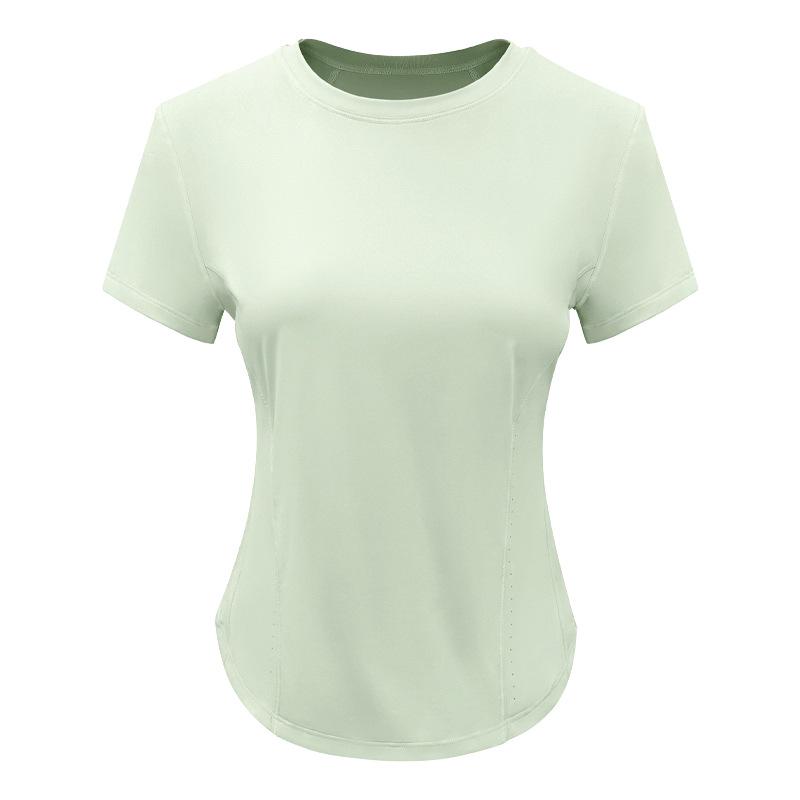 

Women s UPF50+ Quick-Dry Yoga T-Shirt - Ice Feel, Summer Outdoor Fitness Top M