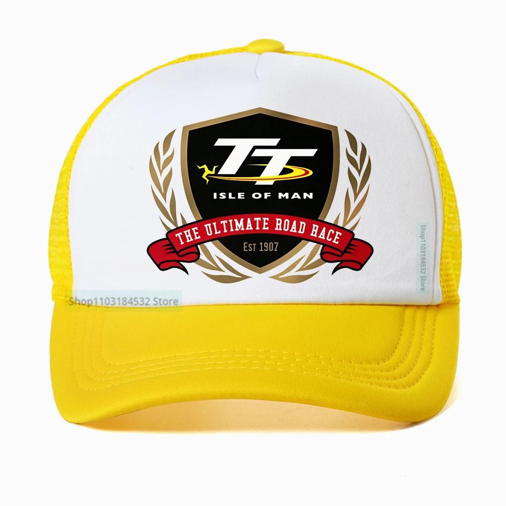Races TT Isle of Unisex Logo baseball cap Motorcycle Race Fashion Streetwear Unisexs and Womens Sports caps Breathable snapback hat