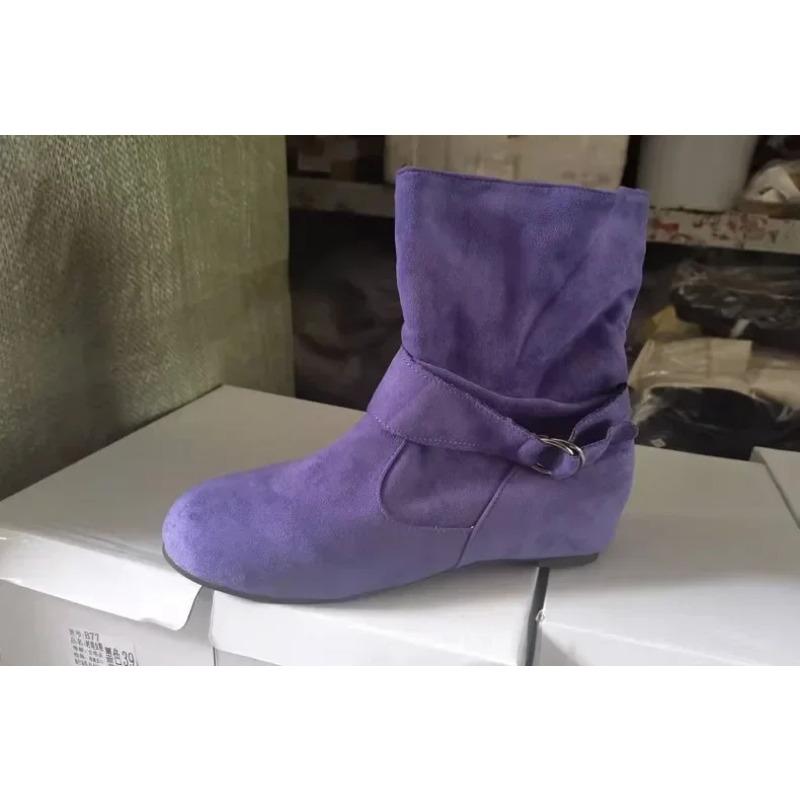 

Ботинки на замшевой подошве для латинских танцев, женские степ-ботинки для сальсы, длинные туфли для разминки, ботинки для танцев West Coast Swing 39