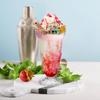 4pcs Acrylic Milkshake Glasses Plastic Old Fashioned Soda Glass Shatterproof Footed Ice Cream Cups Clear Pina Colada Fountain Glasses Great