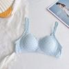 Sweet Breathable Girlish Style Push-Up Bra Wire-Free Seamless One-Piece Thin Cup Underwear