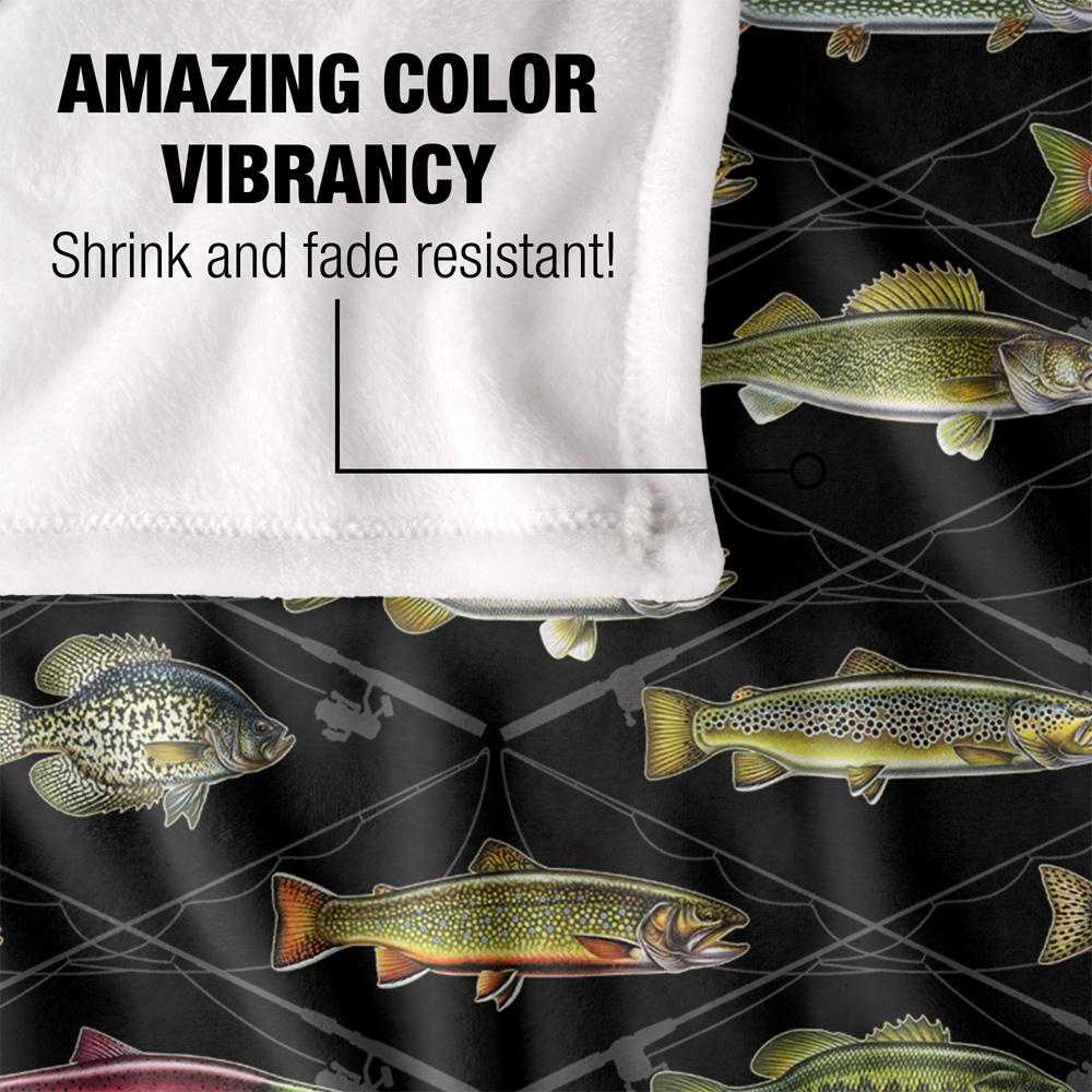 JQ Licensing Silky FIshing Supersoft Blanket