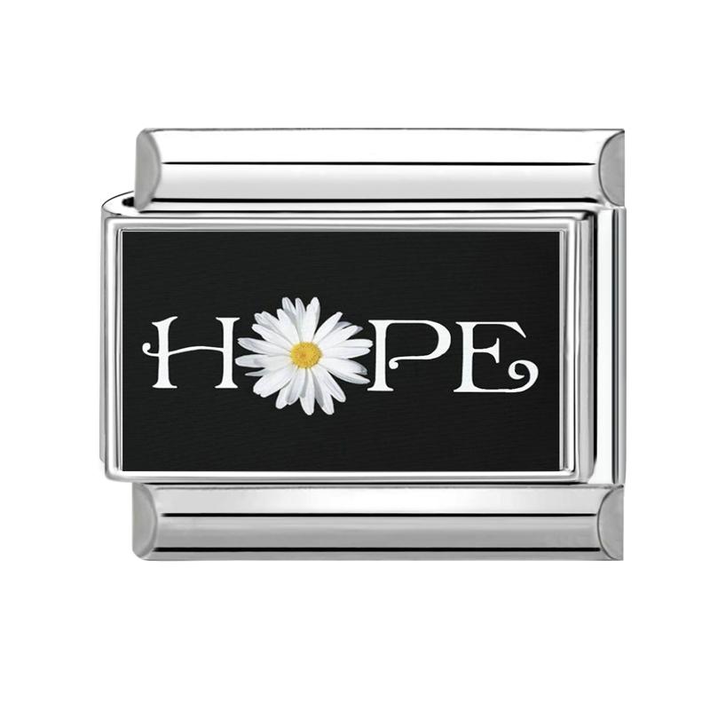 Y2K Creative Black Series Sun Moon Eye Heart Star Sunflower Cat Italian Charm Links Fit 9mm Stainless Steel Bracelet DIY Making