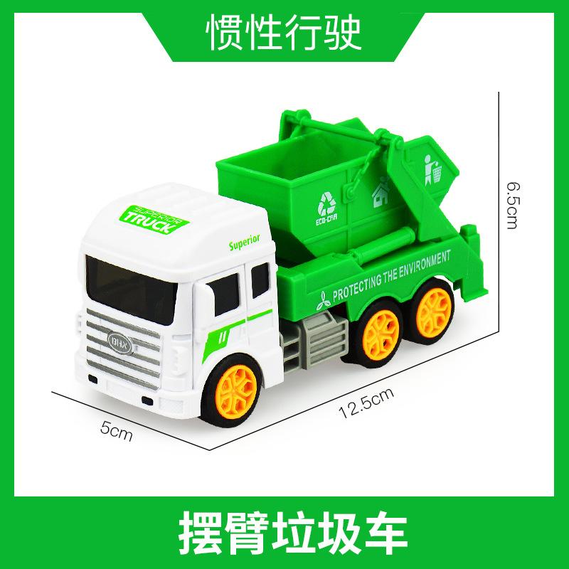 Kinderspielzeug Modellauto Trägheitssimulation Baufahrzeug Feuerwehr Müllabfuhr Bagger Leiter Jungenspielzeug
