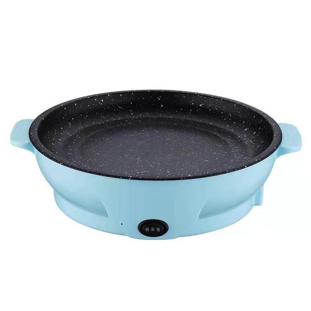 Electric Frying Pan Smokeless Barbecue Fried Steak Fish Omelette Frying Pan Non-stick Cooker