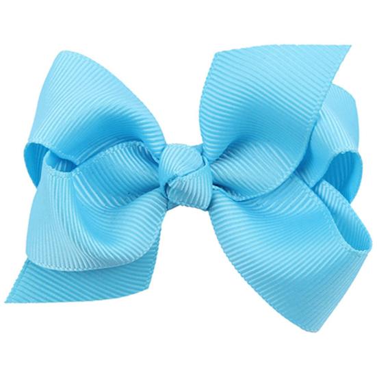 8cm Large Ribbon Bowknot Girl Kid Hair Clip Duckbill Clip Hair Accessory Gift