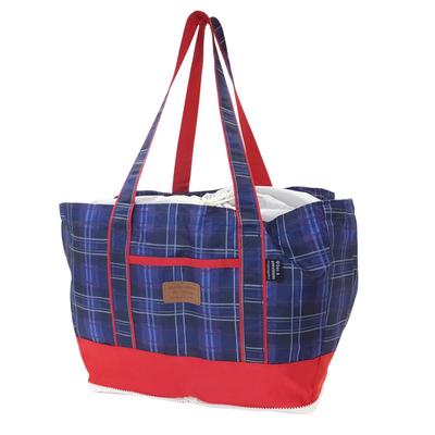 Eco Checkout Basket Insulated Large My Shopping AF6037 Bag, Compatible, Bag, Capacity, Bag, Bag, Checked, Navy,