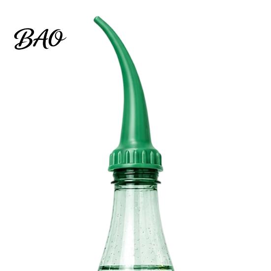 Portable Watering Nozzle Bottle Cap Plant Spout, Adjustable Flow Curved Pipe Mouthpiece, 3D Mini Tool Print Lightweight Irrigation for Indoor