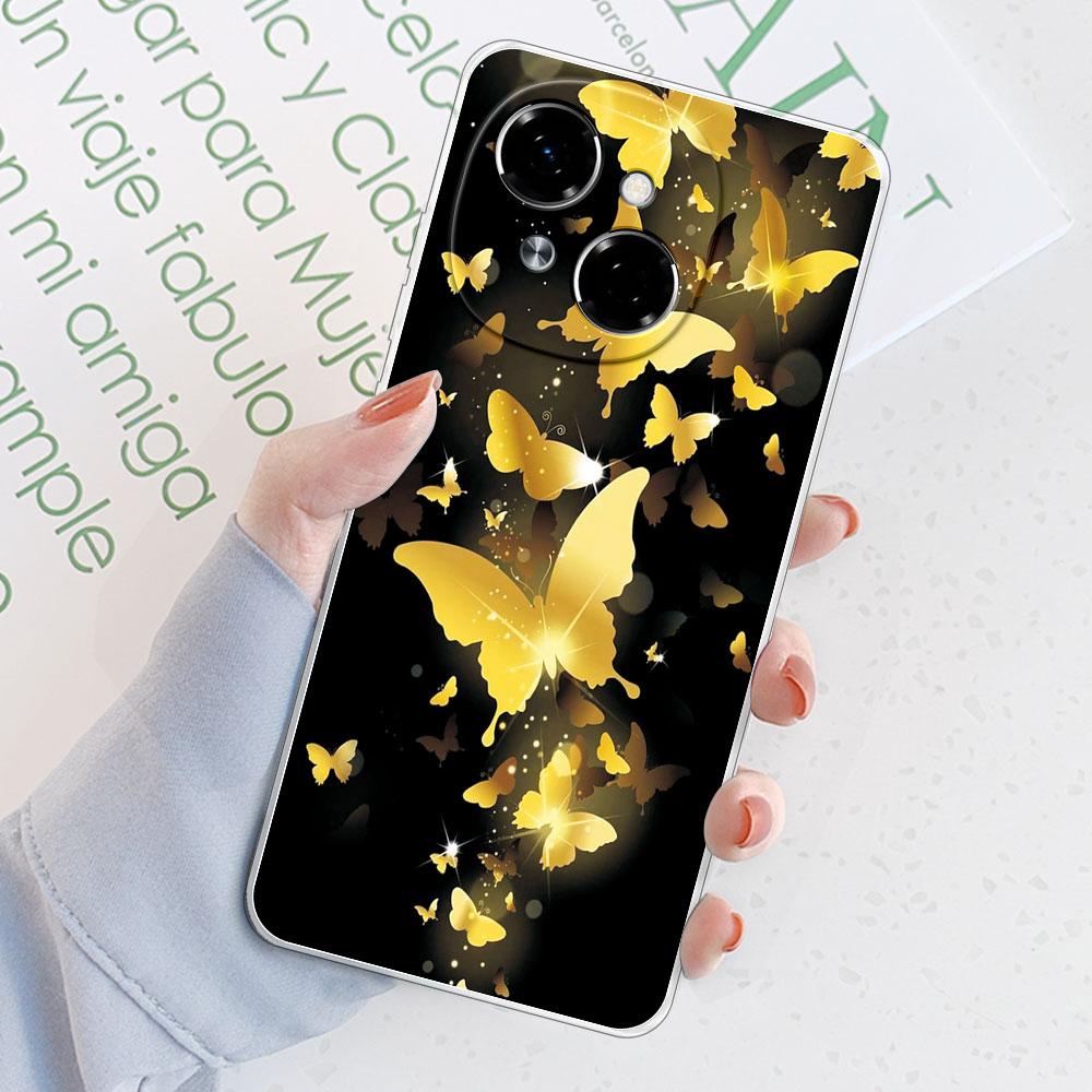For Tecno Spark Go 1 Case Back Cover For Tecno Spark Go 2025 Shockproof Clear Soft Silicone TPU Phone Case for Tecno Pop 9 Coque