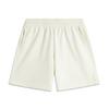 Li Ning Sports Fashion Series Loose Knit Mid Waist Casual Shorts Women Shorts Off-White AKSU724-1