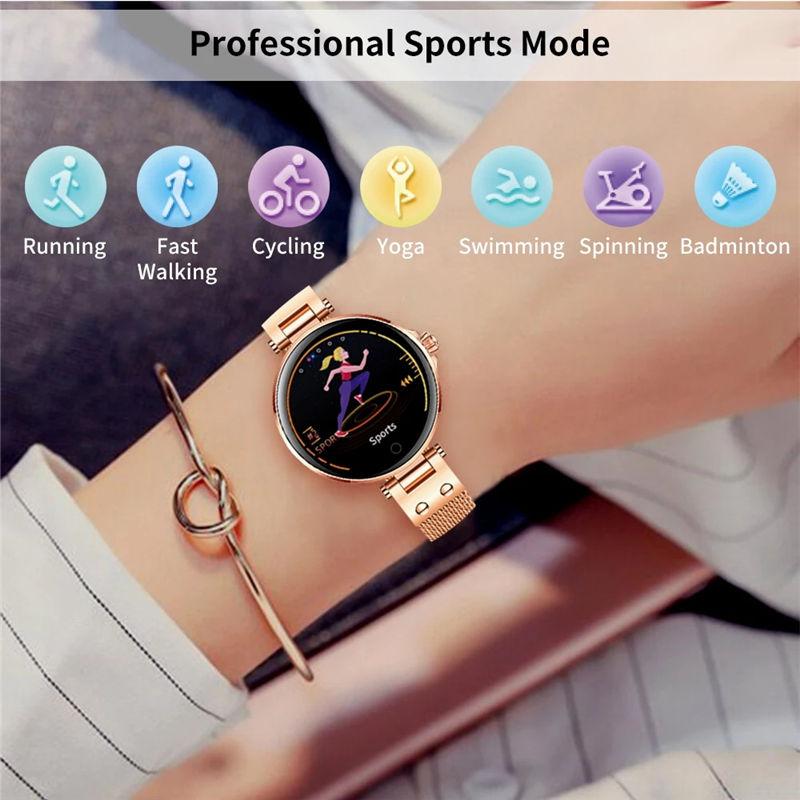 Ultra-thin fashion women smart watches body temperature sports pulsera  impermeable IP68 smart bands heart rate presión arterial R6 comprar a buen  precio — entrega gratuita, reseñas reales con fotos — Joom