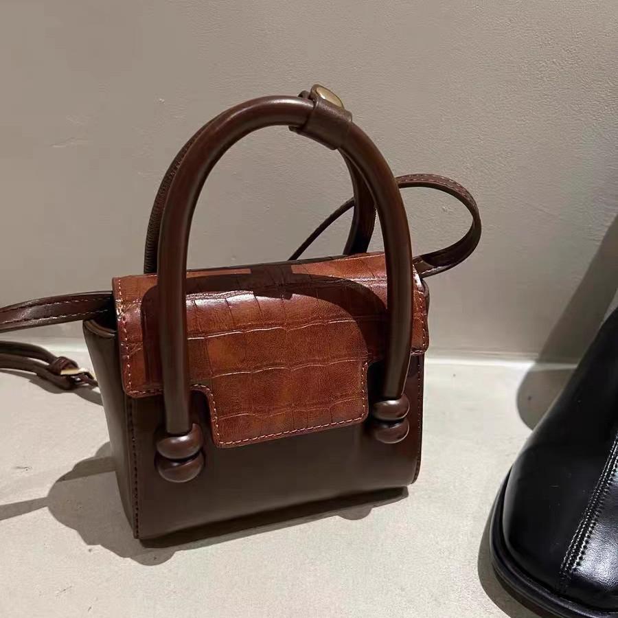 IELGY Универсальная маленькая квадратная сумка-мессенджер в стиле ретро — фото 3