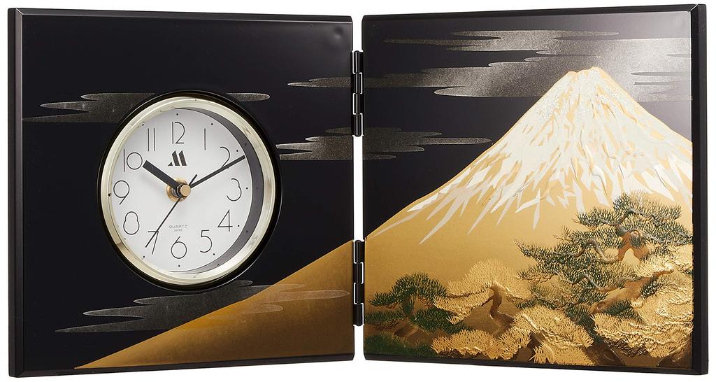 Mitani Yamanaka Lacquerware Yamanaka Lacquer Fuji Misu Gion Clock (Mitani) M15900-4