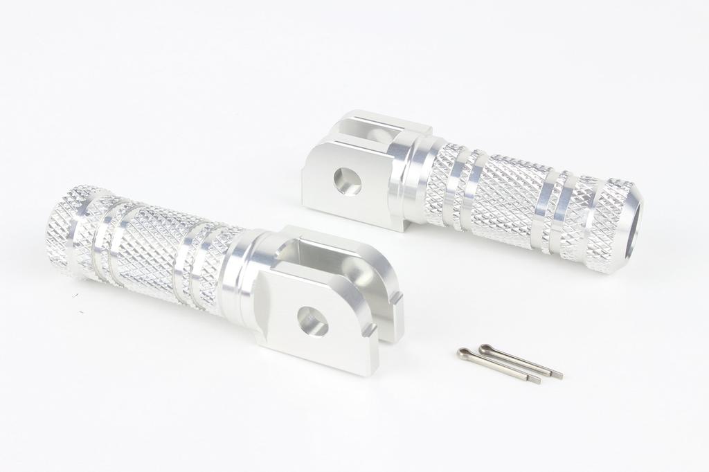 POSH FAITH Motorcycle Parts Aluminum Machined Step Bar Silver YZF-R25/A (2015-2020) MT-25 MT-03 (2016-2019) Etc. 066172-03