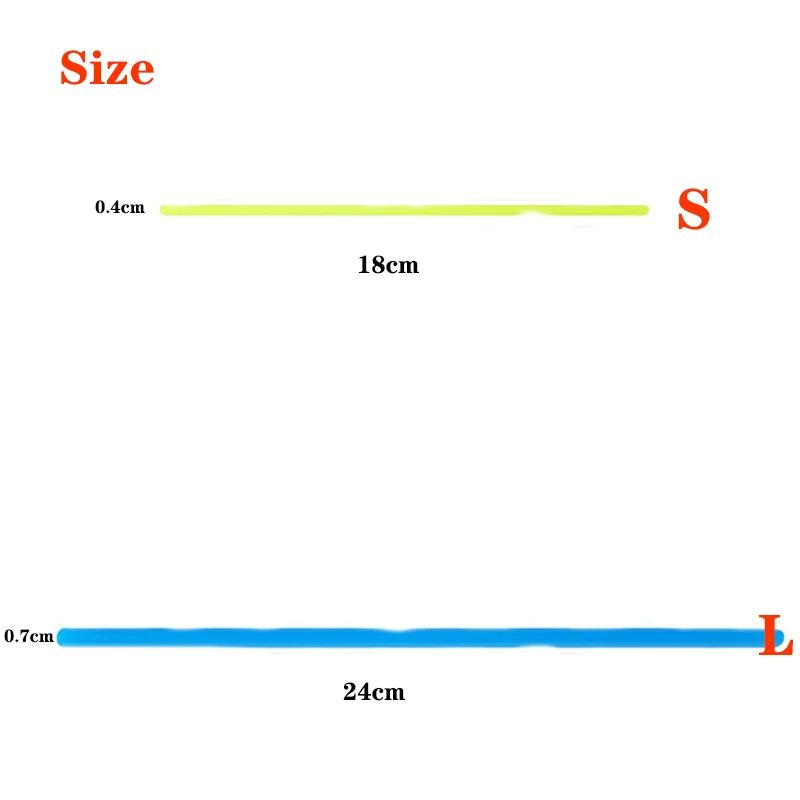 10/30pcs Party Favors Soft Rubber Noodle Elastic Rope Relief Stress Fidget Stretch String Toy Adults Kids Decompression toys