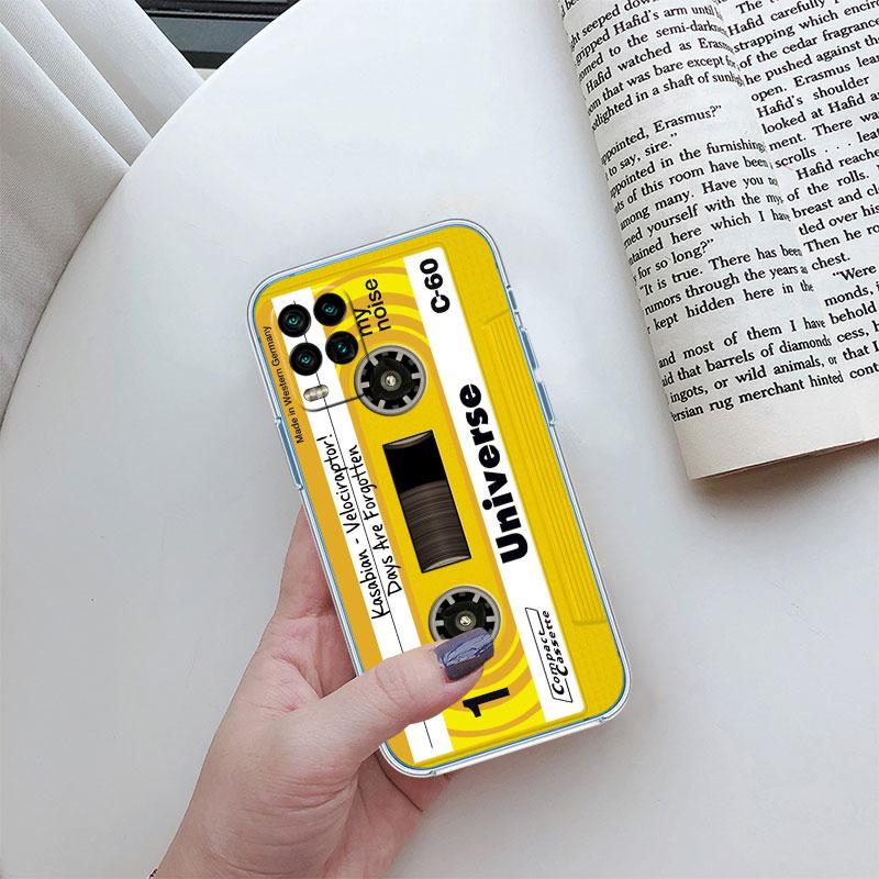 

Vintage Boombox Tape Transparent Phone Case for Motorola Moto G7 G8 G9 G84 G85 G73 G24 G15 Z2 Play Power Plus Motorola Moto G7