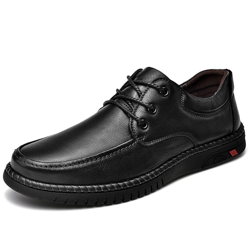 Fashion Genuine Leather Men Loafers Soft Cowhide Mens Casual Shoe Man Footwear High Quality Oxford Shoes Business Walking Shoes Sneakers