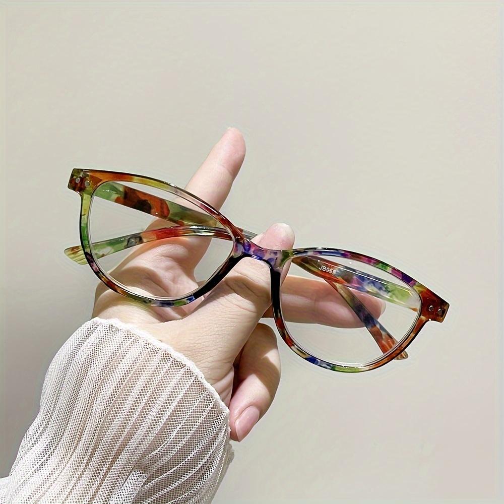 6PCS Reading Glasses For Women Personality Cat Eye Reader Rivet Decorative Frame Amplifier For Presbyopic Glasses Fashion Ladies