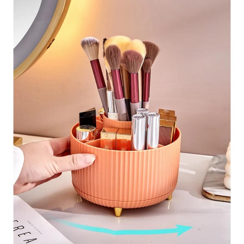 360 Grad drehbarer Stifthalter, großes Fassungsvermögen, Stifthalter, Kunststoff-Schreibtisch-Organizer, Make-up-Pinselhalter