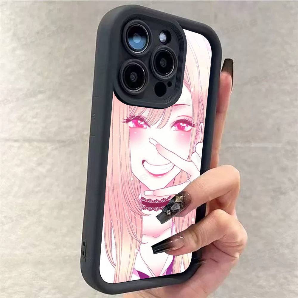 

Anime My Dress-Up Darling Phone Case For iPhone 17 16 15 14 13 12 11 Air Plus Pro Max Soft Back Cover iPhone 11 pro