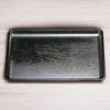 48cm Black Keyaki Kaiseki Tray 6 Shaku Lacquerware Made In Japan J-kitchens (Tray), (approx. 15.5cm), (ABS Resin),