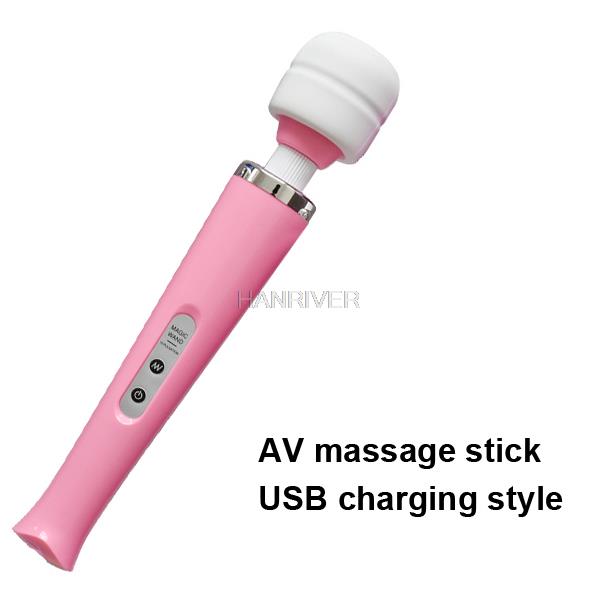 New 10 Speeds Magic Wand Massager,Big Magic Wand Massage Stick AV Vibrators Sexy Clit Vibrator Sex Toys for Women 32 *