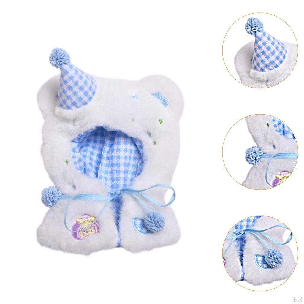 Puppenkleidung Kleidung für 15-17cm Puppen Kein Plüsch-Outfit Umhang