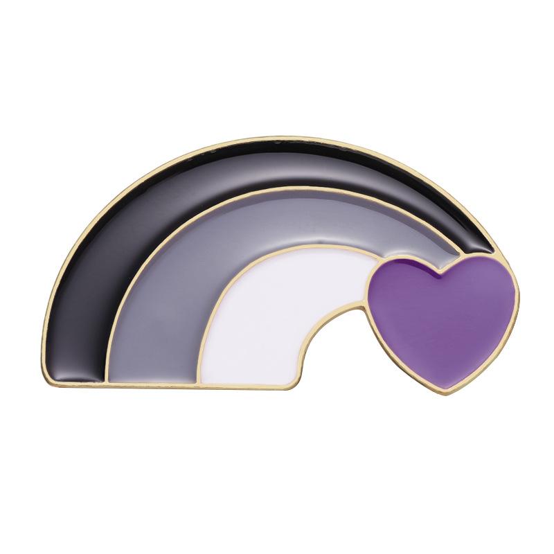 Rainbow Colorful Flag Enamel Pin Funny Brooch Cartoons Badge For Bags Jeans Hoodies Denim Lapel Pin Jewelry Kids Best Gift