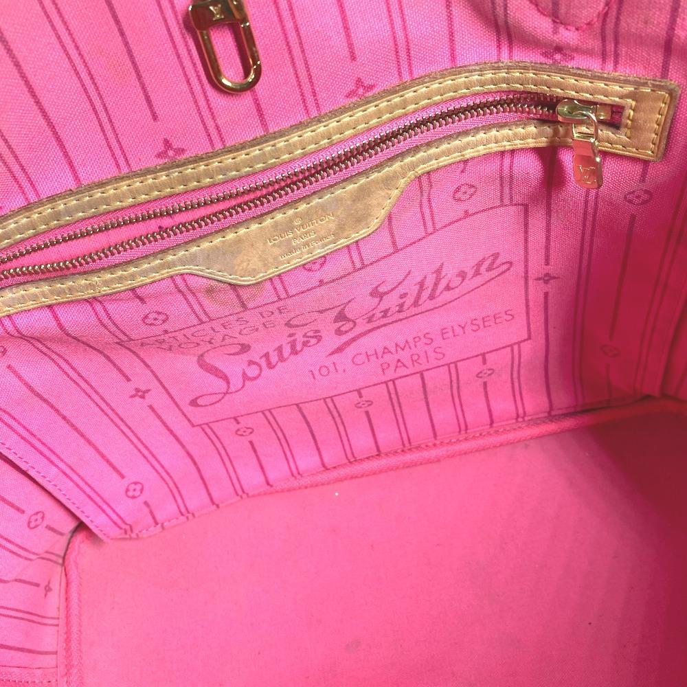 Louis Vuitton M48613  Monogram Rose Neverfull MM Shoulder Bag Tote Bag