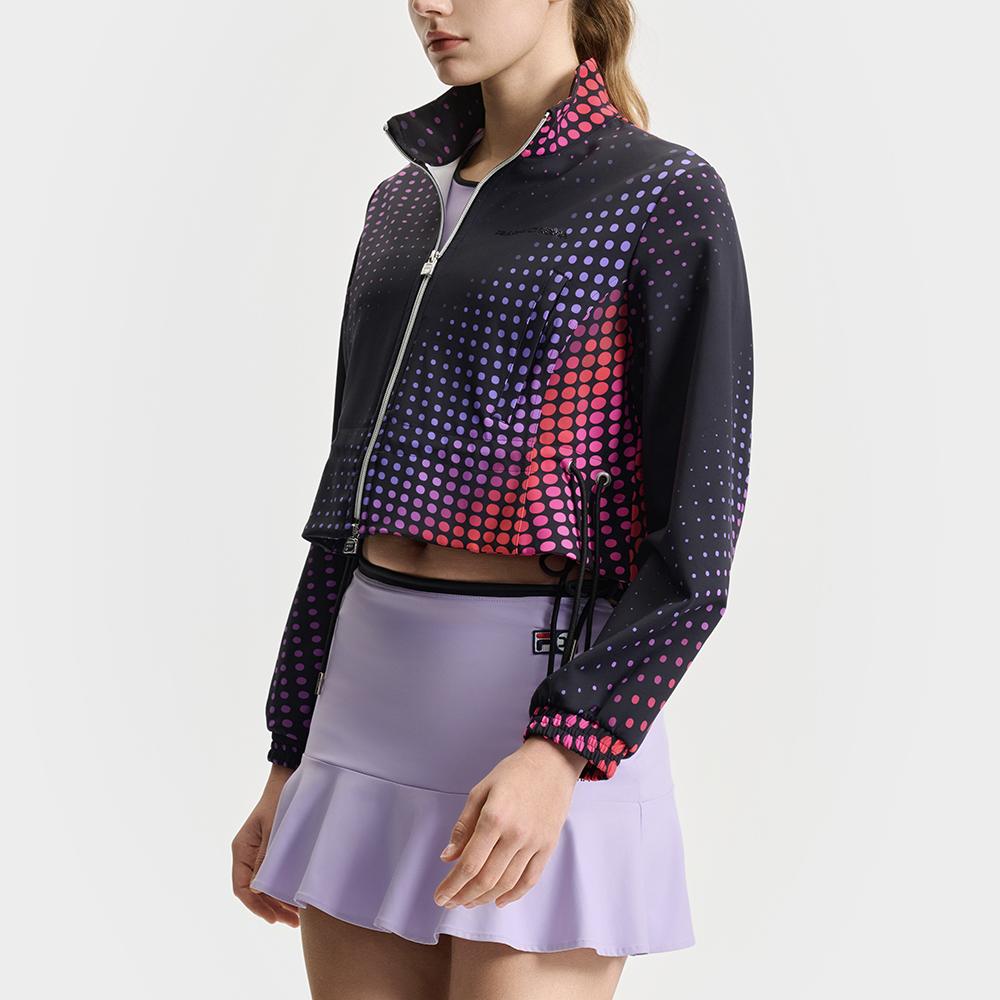FILA X David Koma Tennis Series High Elasticity Loose Fit Long Sleeve Jacket Women jackets A11W523503F-ZA