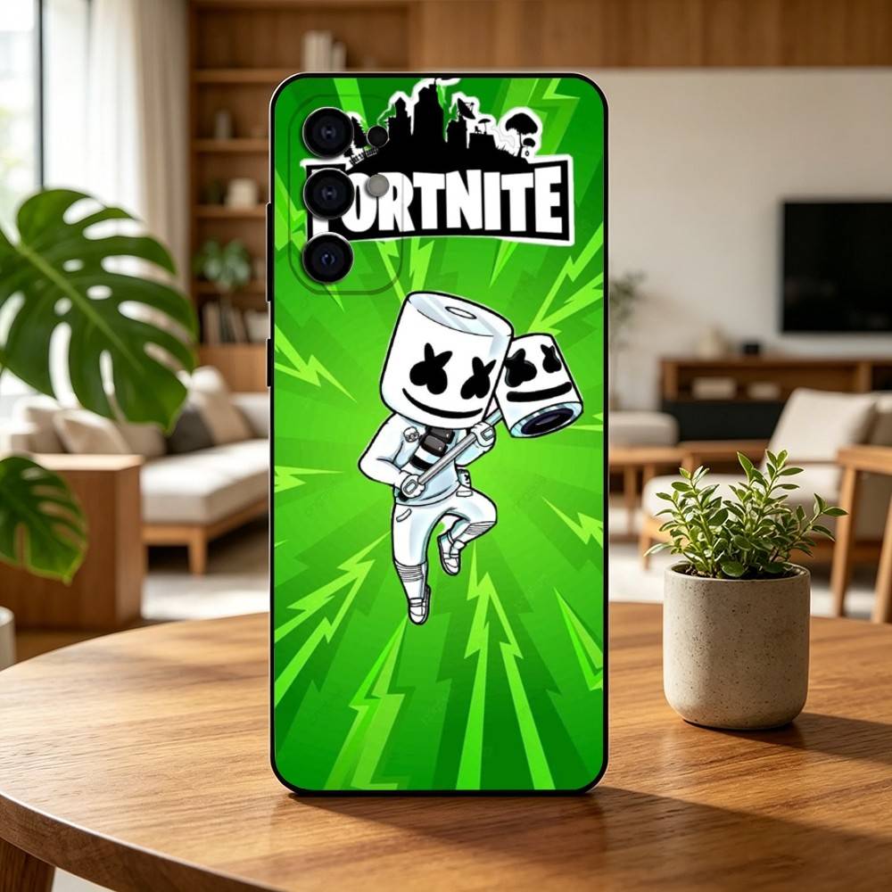 F-Fortnites-PC Game  Phone Case For Samsung S25,S24,S21,S22,S23,S30,Ultra,S20,Plus,Fe,Lite,Note,10,Black Cover