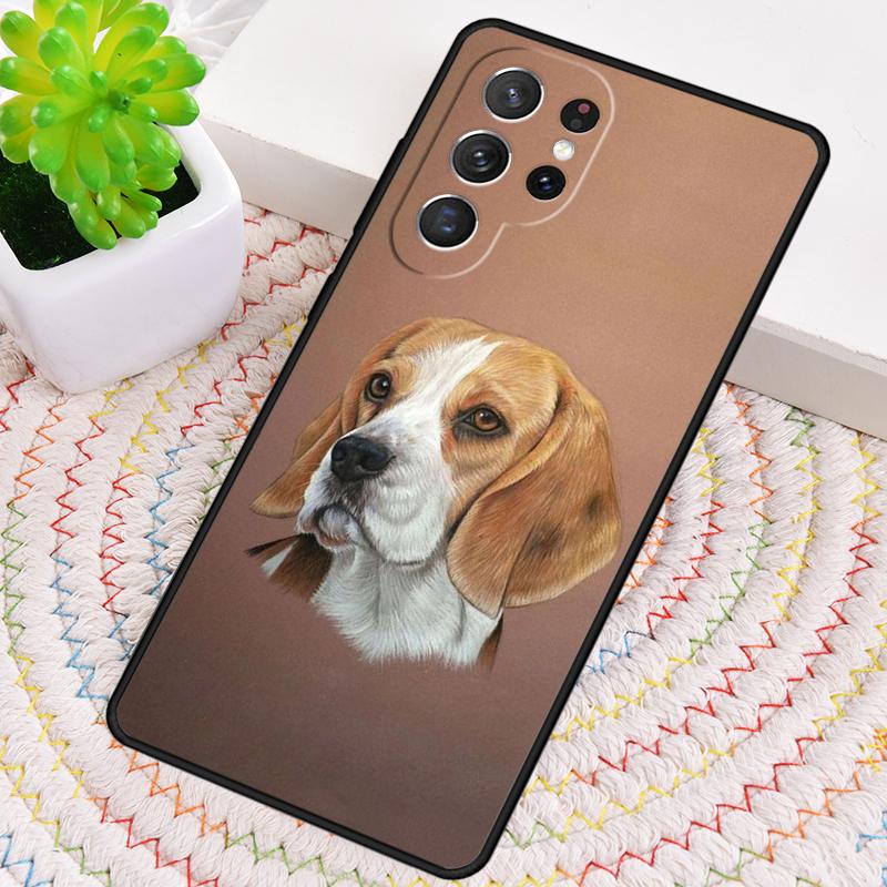 Beagle Dog Cute Cartoon Phone Case for Samsung Galaxy Note 10 Pro S26 Ultra S23 S24 FE S25 S21 S22 PLUS Shockproof Cove
