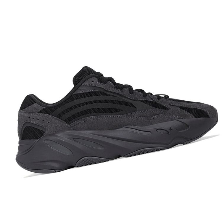 Adidas Originals Yeezy Boost 700 V2 Vanta Black Soul Fabric Trendy Retro Durable Low-Top Dad Shoes Unisex sneaker FU6684-2022