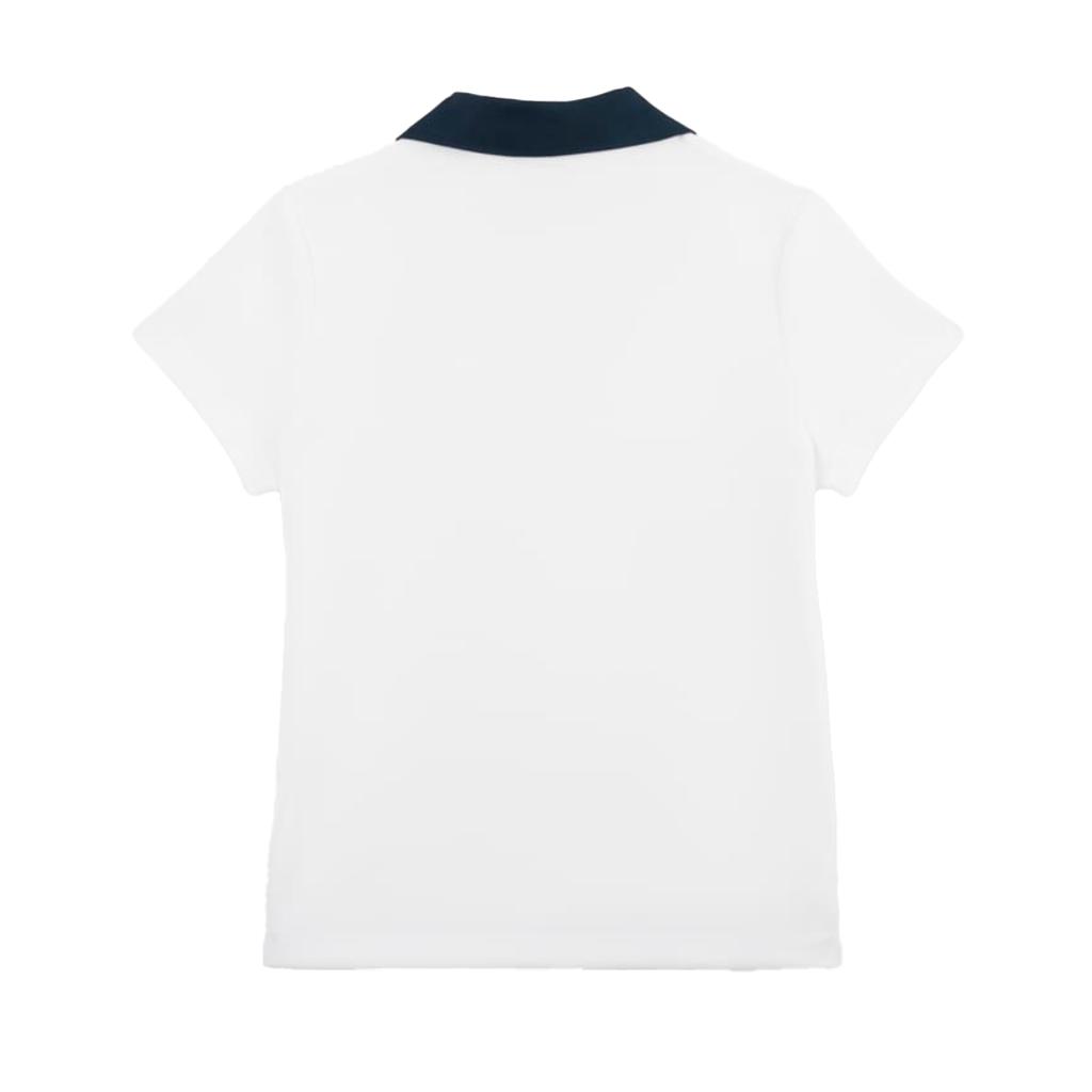 Nike Fashionable Comfortable Short Sleeve Polo Shirt Women Tops White FZ0277-100