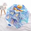 Winnie and Friends Themed Travel Umbrella-8 Ribs Automatic Opening and Closing, Portable Folding Design, Compact and Stylish Umbrella