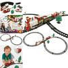 Charming Electric Led Musical Train And Track Set For Kids Christmas Celebration